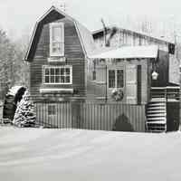          Peterson Grist Mill with snow
   