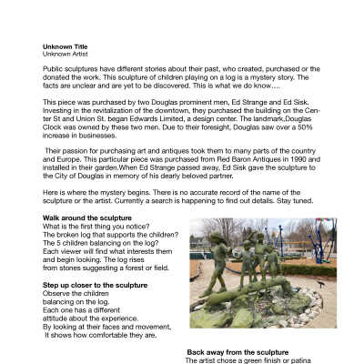 Untitled/ Unknown.pdf: Located at playground at Beery Field in Douglas