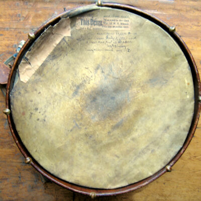 origDrumTop.jpg 1.4MB: Digital files on Jack Sheridan Drive 2021.72.02 - Photo by Dick Haight.