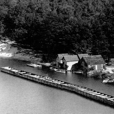 Ice houses Shrivers ca 1890