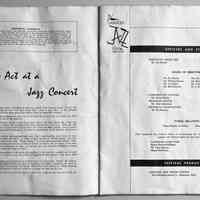          Editorial Comment, How to Act at a Jazz Concert, Officers and Staff; Mr. Ben Baskin
Mr. William Marcus
Mr. Ted Sallen
Mr. Bob Schwartz
Mr. Jim Belcher
Dr. Henry Raskin
Mr. Tom Schlesinger
Dr. B. R. Zingeser
Mr. Hy Hayman
Mr. Henry Baskin
Mr. Ollie McLaughlin
Mr. Jack Diamond
Mr. Leo Novelli
Biegel-Kaplan Associates
Bonnie Bovik
Commissioner Joseph Childs
Mayor Richard Hoffman
Mr. Tom Johnson
Mayor Fred Scott
Mr. Don Davis
Mr. John Johanassen
Mr. Roy Russenoff
Mr. Al Temaner
West Michigan Sound Co., Muskegon, Mich.
Mrs. Deborah Hoffman
   