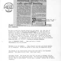          Oct 1988; Oct. 12 meeting 7:30pm at All Saints Episcopal Church
   