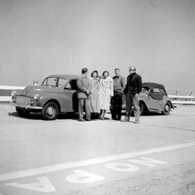 Tom Flack with cars