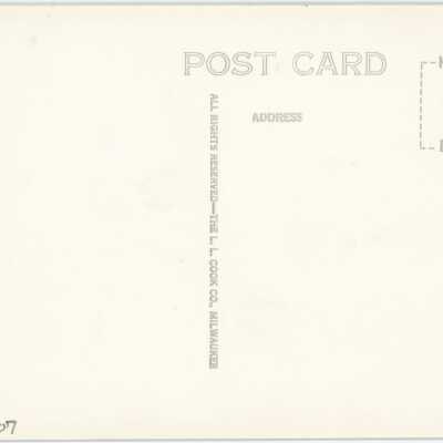 Douglas-Saugatuck Michigan Art and Recreation Center Map Postcard Reverse