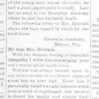          cr1910020401WilliamBrittainObitPoem-byThomspn.jpg 142KB; an untitled poem on the hunting death of William Brittain, 2/4/1910;
   