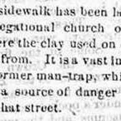 cr1877083105NewSidewalkHoffmanSt.jpg: Hoffman St. opposite Congregational church