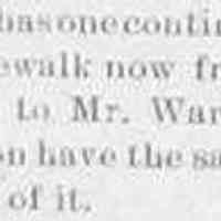          cr1905062301SidewalkOnLakeSt.jpg; Lake Street from foot of Allegan St. to Mr. Ward's property
   