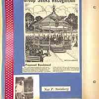          Bandstand designed by Nat P. Steinberg
   