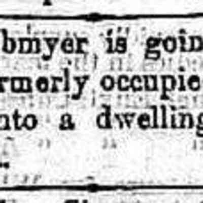 cr1869081403EbmyerShopToResidence.JPG: Ebmyer converting George E. Dunn shop into dwelling