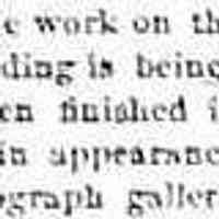          cr1871032503WilcoxBuildingAddition.JPG; Wilcox's building addition with photograph gallery
   