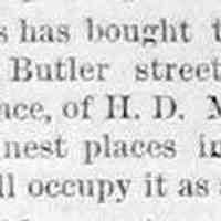          cr1880061801JohnNiesBuysRodePlace.jpg; John Nies bought Rode place on Butler St. from H.D. Moore
   