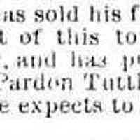          cr1889092001SamReedBuysPardonTuttleRes.jpg; Sam Reed sold fruit farm, bought Pardon Tuttle residence
   