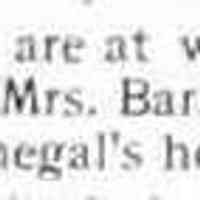          cr1900061501BarberCottage.jpg; Mrs. Barber, Mr. McGonegal
   