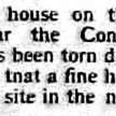cr1900101901OldBrittainPlaceHouseTornDown.jpg: Brittain place, Congregational church
