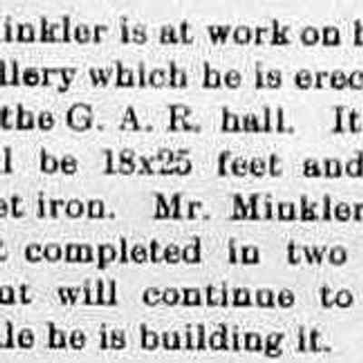 cr1904051301MinklerPhotoGallery.jpg: J.F. Minkler photograph gallery east of the G.A.R. hall