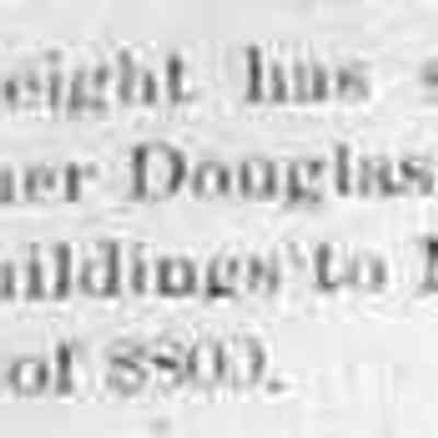 cr1905011305WallbreightSellsDouglasLotsToFry.jpg: Mrs. Wallbreight, Mr. Fry Douglas