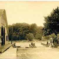          Ferry_east_side_landing_ca_1915.jpg 2MB; At the Ferry Landing Saugatuck Mich ML13. Ice Cream Soda Fountain Lunch, Fresh Buttermilk. East Shore Pavilion Skating Rink at left.
   