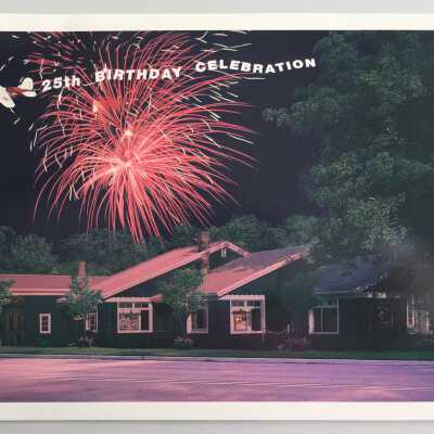 Joyce Petter Gallery 25th Anniversary Pop Up Card