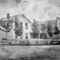          Nies house & storein ca 1880 tu.jpg 354KB; Digital file on Jack Sheridan Drive 2021.72.02 - note Taylor sign on the roof of the D.L. Barber building next door to J. Nies Hardware. This suggests the photo was from the period of the Taylor & Barber partnership of 1873 to 1879.
   