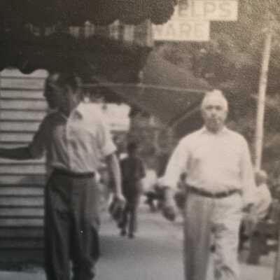 Dick Brown and father James Brown