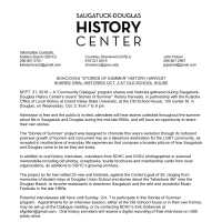          press release with details about Stories of Summer project
   