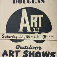 Art Club Outdoor Art Show July 1954