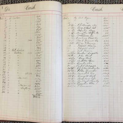 First page dated 1917: Lists transactions with John Bird and Cary Bird