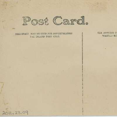 Orchard Cabin, Douglas Mich. Postcard Reverse