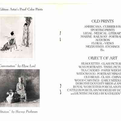 W. Russell Button Gallery brochures