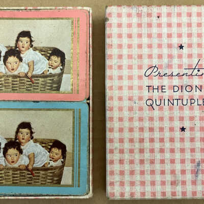 Dionne Quintuplets playing cards