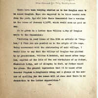 How Douglas got its name