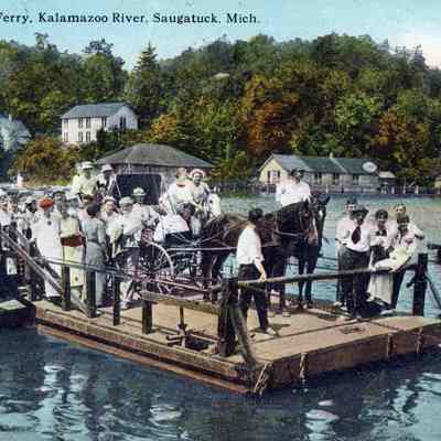 Old Chain Ferry by May (Francis) Heath