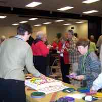          100_0042.jpg 1.1MB; Sylvia Randolph's birthday recognized at Nov. 2005 SDHS meeting with birthday cake. Jane Osman
   