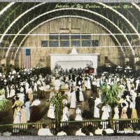 Interior of the Big Pavilion Harvest Dance