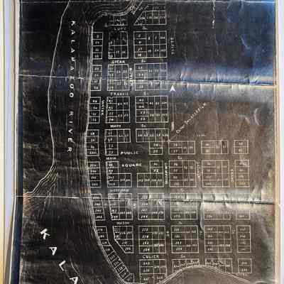 Plat map of Saugatuck