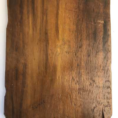 Back of plaque