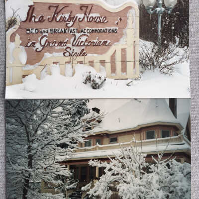 Kirby House decked in snow