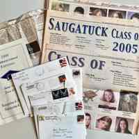          Graduation cards, programs and newspaper clippings about graduates; Cards from Ann Elizabeth Kurrasch, Lydia Camille Wunsch, Jonathan David Hertel
   