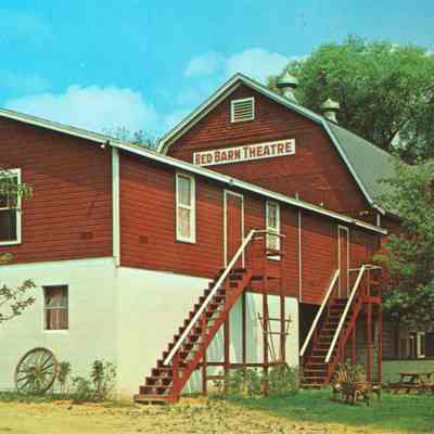 Red Barn Theater 95-71-15.jpg - another version of same card: Digital file on Jack Sheridan Drive 2021.72.02