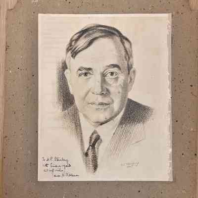 21 "James H. Wilkerson" portrait print dated 1945