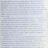          Prentice fax page 4 of 13; The team of horses is hitched to a typical farm wagon of the time. Most wagon boxes were three feet wide by nine feet long by one foot deep so that they could haul exactly one cubic yard of coal, gravel, grain, or other material. Beyond the wagon is an early automobile of unknown make or owner. Coming up the street is a bus, probably the one mentioned on page 320, which ran from the interurban station in Saugatuck to the Lake Shore. It is also partially visible in the photo on page 250. I recall seeing the bus a few years later when Elihu Eaton (p. 333) attempted for a time to revive the bus service to the Lake Shore. I have wondered since what company manufactured the bus, and I would like to see a better picture of it if anyone has one.
The mention on page 141 of “basket-factory time,” which was 30 minutes faster than Central Standard Time reminds me of the confusion this caused. Company officials and workers at the basket factory of course had to use the factory time during the summer, while most others remained on standard time. In making appointments it was always necessary to designate which time was to be used. Fruit farmers in particular disliked the fast time because in early morning the trees were still wet with dew, and the apple pickers were apt to just sit around and wait until the sun dried the leaves. If he were paying a picker a one dollar a day wage, the farmer expected a full 10 hours of work.
Reference on the same page to the great fire which destroyed the factory brings to mind this tragic event and the great loss to the community which resulted. I recall how quickly the flames enveloped the entire plant. I remember the arrival of additional firefighters from other towns. One such truck became mired in the soft ground near the river, and by the time they got into operation it was too late to be effective. I recall, too, the gloom that settled over the community during the next few days. For example, our neighbor, Mr. J.E. Durham, had worked in the company office for years and as a reward had been made a partner in the company—
   