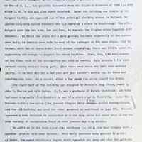          Prentice fax page 7 of 13; The next building to the left had a dual front. Within my memory the left (west) half was first occupied by the People’s Store, a general store run by L.W. McDonald, no kin of H.A., but possibly descended from the Crawford McDonald of 1868 (p. 135) since L.W.’s son was also named Crawford. Later the building was bought by the Rutgers family, who operated one of the principal clothing stores in Holland, in partnership with Garret Henevelt who had operated a store in Graafschap. The elder Rutgers sent his two sons, Ben and Russ, to operate the Douglas store together with Henevelt. At first the store did a good grocery business especially in the summer when daily deliveries were made to many of the cottages on the Lake Shore. But in winter, with two or three other local stores competing, there was little taken in, apparently not enough to support the three families. Then, too, like most stores at the time, much of the merchandise was sold on credit. Many grocery bills went several months without being paid. Also there were those who left town without paying, or farmers who had a bad year and just couldn’t settle up. So there was considerable loss. As a result, after a few years the store closed its doors.
The right half of the building was occupied by Norton’s Drug Store, owned by John T. Norton and wife Daisy. J.T. was a graduate of Ferris Institute, and both had come originally from Rockford by way of a short stay in Fennville. Later the (Nortons built a new store (the present Douglas Party-Shoppe) across Spring Street, and the old building was used for other purposes as mentioned on page 181. Nortons operated a soda fountain in connection with the drug store but never went in for the wide variety of merchandise found in most present-day drug stores.
In addition to the farm spray rigs mentioned (p. 169), the Bean Company made a machine popular with many farmers. Most early machines were powered by a one-cylinder, low speed stationary engine which operated the pump and also the agitator in the tank to keep the fungicides and insecticides in suspension. Unlike the earlier hand sprayers, these pumps operated under high pressure—at least 300 pounds—
   