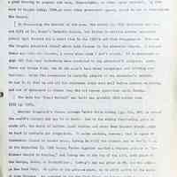          Prentice fax page 8 of 13; and many a hose of the type then available burst under this pressure giving the operator a good dousing in arsenic and lead, lime-sulphur, or other spray material. If this were to happen today, OSHA, or some other government agency, would be out to investigate the hazard.
In discussing the schools of the area, the author (p. 181) describes the rise and fall of St. Peter’s Catholic School, but failed to mention another parochial school that thrived for a short time in the 1920's and then disappeared, This was the Douglas Adventist School which held classes in the Adventist Church. I believe there was only one teacher, a woman whose name I don’t recall. It is mentioned on page 189 that many Methodists were converted to the Adventist’s religion. Among these was George Kurz, one of the area's best known carpenters and building contractors. After his conversion he strictly adhered to the Adventist’s beliefs. He saw to it that he and all his employees stopped work well before sundown on Friday, and out of deference to others they did not resume operations until Monday.
The date the 