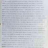          Prentice fax page 13 of 13; Thus the farmer who raised the biggest and best fruit received the highest return.
Some farmers consistently raised good fruit. Among these was Henry Jager (father of Andy Jager) who, in partnership with Miss Grace Taylor, successfully operated both a dairy and fruit farm and always got good returns on his fruit.
Not all Exchange members were satisfied with their returns, however. One of these was Thor Schreiber, whose farm was on 130th Avenue between Plummer’s Corner and the lake. Mr Schreiber was a well-educated man—but not in agriculture. I recall one time his chiding me because I did not know the Latin origin of some English expression. As a farmer he was not very knowledgeable or successful. When his returns from the Fruit Exchange failed to yield him a profit, he became suspicious of the organization and my father in particular. He devised a scheme to catch someone who might be cheating him. He hired a long-time Exchange employee, Loomis DeVries, who worked on the packing floor, to keep a separate check on his fruit, that is, to keep a secret count of just how many bushels of grade A, were obtained from each load he sent in. At the end of the season he produced his clandestine figures. The results were but little different from the official count, perhaps one percent. So nothing really came of it except to create a measure of distrust among members and employees of the organization.
During the fruit harvest, the Exchange had perhaps 50 employees working on the packing floor. Wages—at least during the depression years of the 1930's when I worked there for a short while—were 15 cents an hour for men, 10 cents for women.
During the off season, the only business carried on was the sale of fertilizer and spray materials, and only a skeleton crew was maintained. My father did the buying of this material, and for a number of years Charles Welch handled the sales and deliveries of the supplies. One office worker was also usually on the job. Among the bookkeepers employed at various times were Minnie Williams, Edith Walz, and Clark Tilllnghast.
   