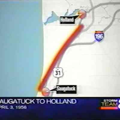 Saugatuck Tornado 1956