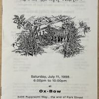          Ox-Bow Summer Benefit program, 1998 picture number 1
   