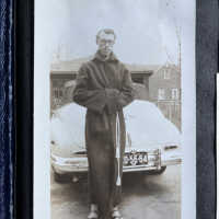          Unknown brother. Photo is pasted to page, obscuring writing on back of image.
   