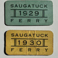 Saugatuck Ferry pass cards 1920 and 1930