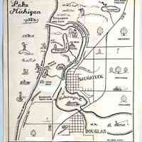 Map illustration 1954 W.R.S.