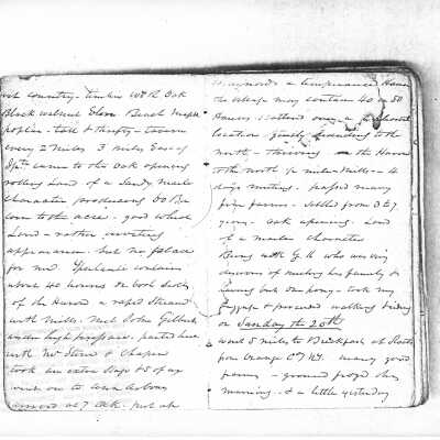 scan of original diary of Oshea Wilder: part 6 of 22